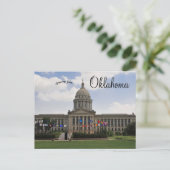 Oklahoma Staat Hauptstadt Gebäude Postkarte (Stehend Vorderseite)