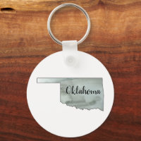 Oklahoma Staat Kontur Malerei