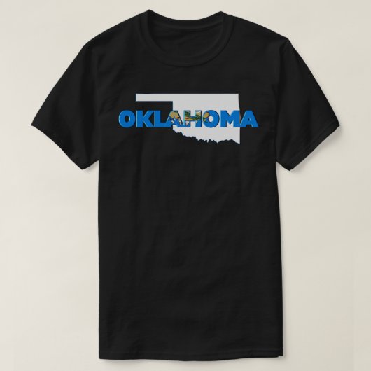 Oklahoma Staat Letters T-Shirt (Design vorne)