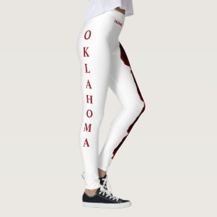 Oklahoma Staat Oklahoma Rose Blume Leggings