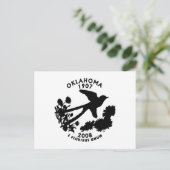 Oklahoma Staat Quarter Postkarte (Stehend Vorderseite)