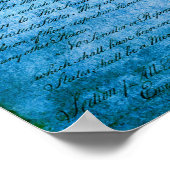 Oklahoma Staat Siegel Poster (Ecke)