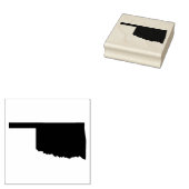 Oklahoma Staat Solid Rubber Art Briefmarke Gummistempel (Stempel)