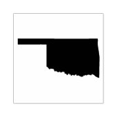 Oklahoma Staat Solid Rubber Art Briefmarke Gummistempel (Prägung)