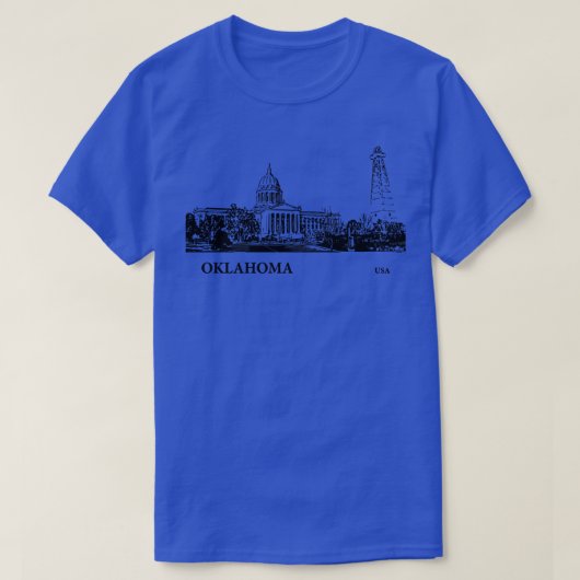Oklahoma Staat USA 3 T-Shirt (Design vorne)