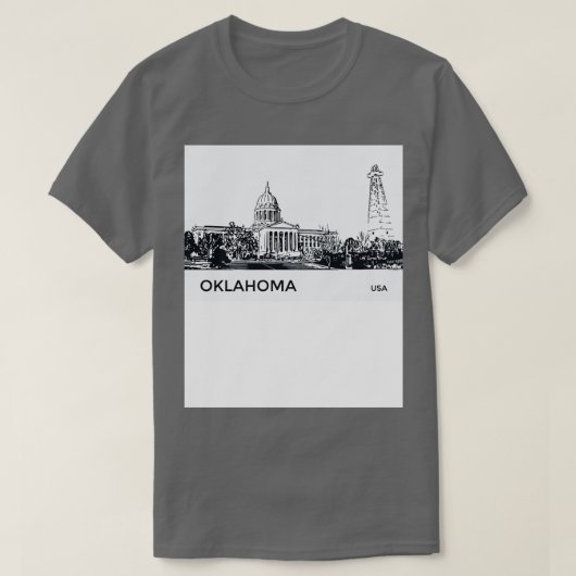 Oklahoma Staat USA T-Shirt (Design vorne)