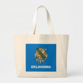 Oklahoma-Staats-Flagge Jumbo Stoffbeutel (Vorne)