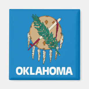 Oklahoma-Staats-Flagge Magnet