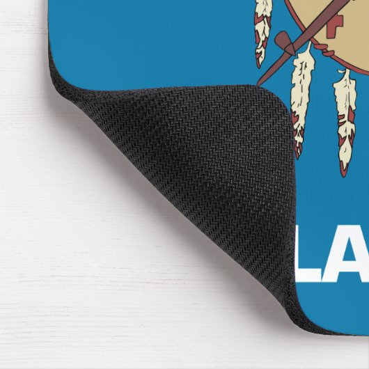 Oklahoma-Staats-Flagge Mousepad (Ecke)
