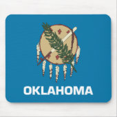 Oklahoma-Staats-Flagge Mousepad (Vorne)