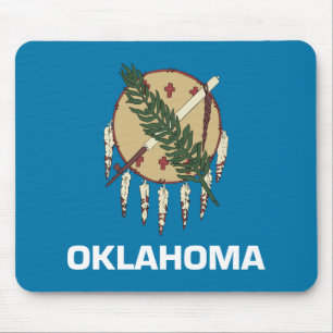 Oklahoma-Staats-Flagge Mousepad
