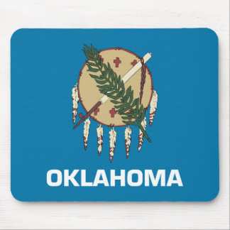 Oklahoma-Staats-Flagge Mousepad