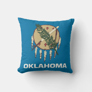 Oklahoma-Staats-Flaggen-Amerikaner MoJo Kissen