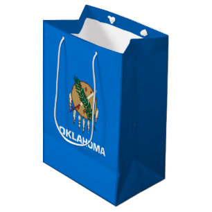 Oklahoma-Staats-Flaggen-Entwurfs-Dekor Mittlere Geschenktüte