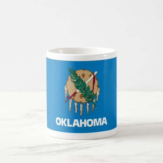Oklahoma-Staats-Flaggen-Kaffeetasse-Tasse Kaffeetasse (Mittel)