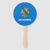 Oklahoma Staatsflagge Fächer (Rückseite)