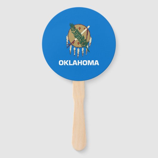 Oklahoma Staatsflagge Fächer (Vorderseite)