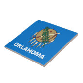 Oklahoma Staatsflagge Fliese (Seite)