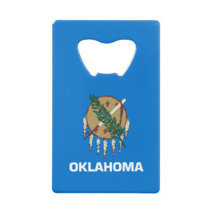 Oklahoma Staatsflagge Geldbeutel Flaschenöffner