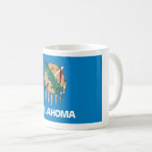 Oklahoma Staatsflagge Kaffeetasse Becher (VorderseiteRechts)