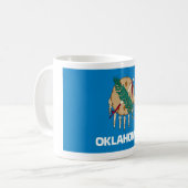 Oklahoma Staatsflagge Kaffeetasse Becher (Vorderseite Links)