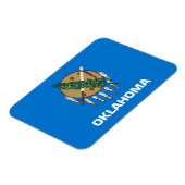 Oklahoma Staatsflagge Magnet (Linke Seite)