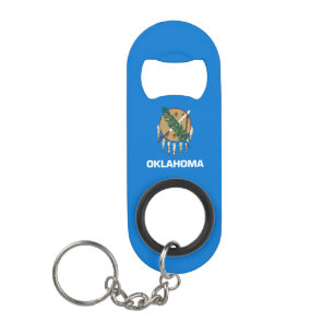 Oklahoma Staatsflagge Mini Flaschenöffner