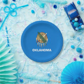 Oklahoma Staatsflagge Pappteller (Party)