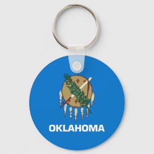 Oklahoma Staatsflagge Schlüsselanhänger