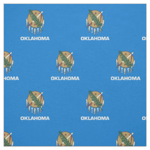 Oklahoma Staatsflagge Stoff