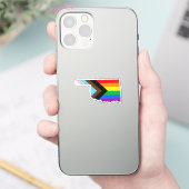 Oklahoma Staatsstolz LGBTQ Progress Prix Aufkleber (Telefon)