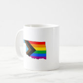 Oklahoma Staatsstolz LGBTQ Progress Prix Kaffeetasse (Vorderseite Links)