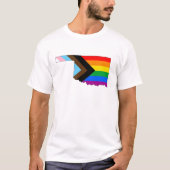 Oklahoma Staatsstolz LGBTQ Progress Prix T-Shirt (Vorderseite)