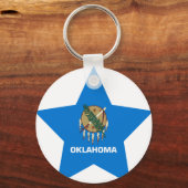 Oklahoma Star Schlüsselanhänger (Vorderseite)