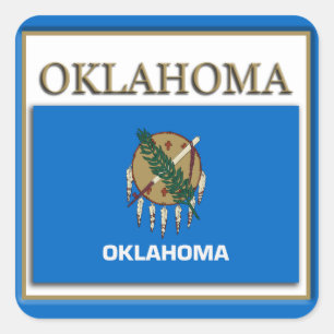 Oklahoma State Flag Design Aufkleber