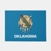 Oklahoma State Flag Door Matt Fußmatte (Vorderseite)