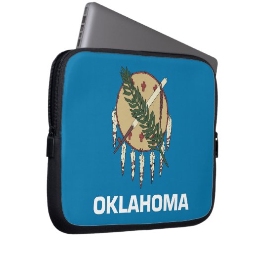Oklahoma State Flag Laptop Sleeve (Vorne Rechts)