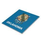 Oklahoma State Flag Tile Fliese (Seite)
