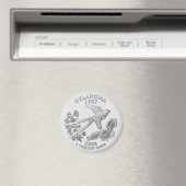 Oklahoma State Quarter Magnet (In Situ (Geschirrspüler))