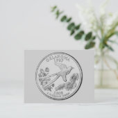 Oklahoma State Quarter Postkarte (Stehend Vorderseite)