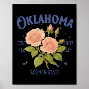 Oklahoma State Reisender Liebhaber Heimreise-Trip- Poster