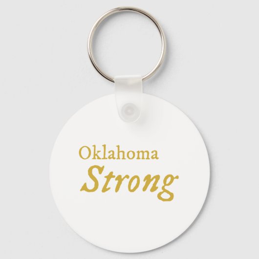 Oklahoma Strong Schlüsselanhänger (Vorderseite)