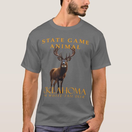 Oklahoma Territory Game Animal The Whitetail Deer T-Shirt (Vorderseite)