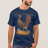Oklahoma Territory Gamebird Die wilde Türkei T-Shirt (Vorderseite)