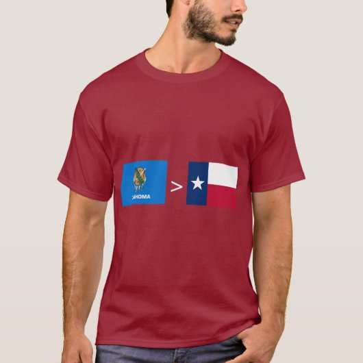 OKLAHOMA > TEXAS T-Shirt (Vorderseite)