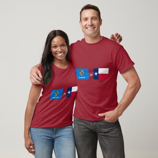 OKLAHOMA > TEXAS T-Shirt (Unisex)