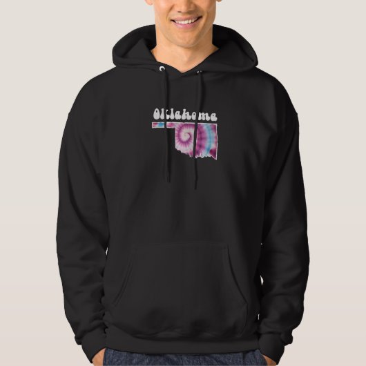 Oklahoma Tie Dye Hoodie (Vorderseite)