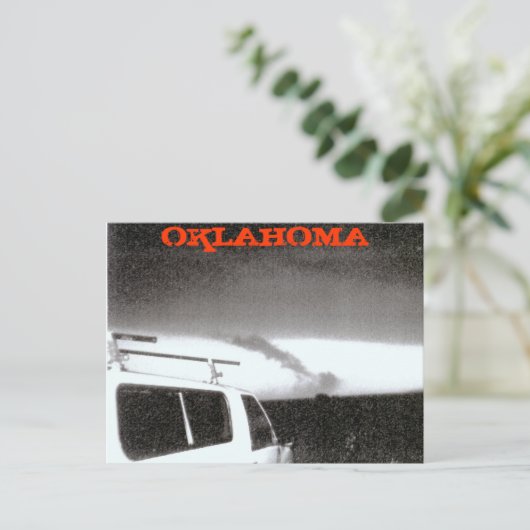 OKLAHOMA TORNADO 2004 POSTKARTE (Stehend Vorderseite)