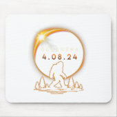 Oklahoma Total Solar Eclipse 2024 Mousepad (Vorne)