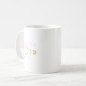 Oklahoma Total Solar Eclipse April 8 2024 Solar EC Kaffeetasse (Vorderseite Links)